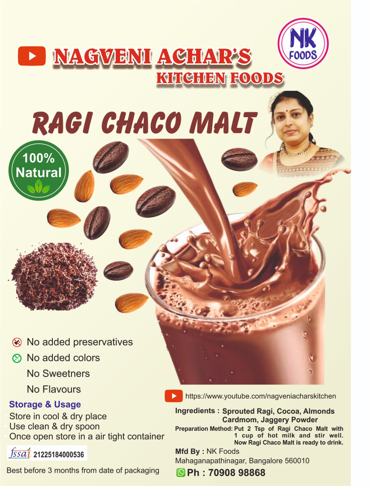 Ragi Choco Malt – (500g)